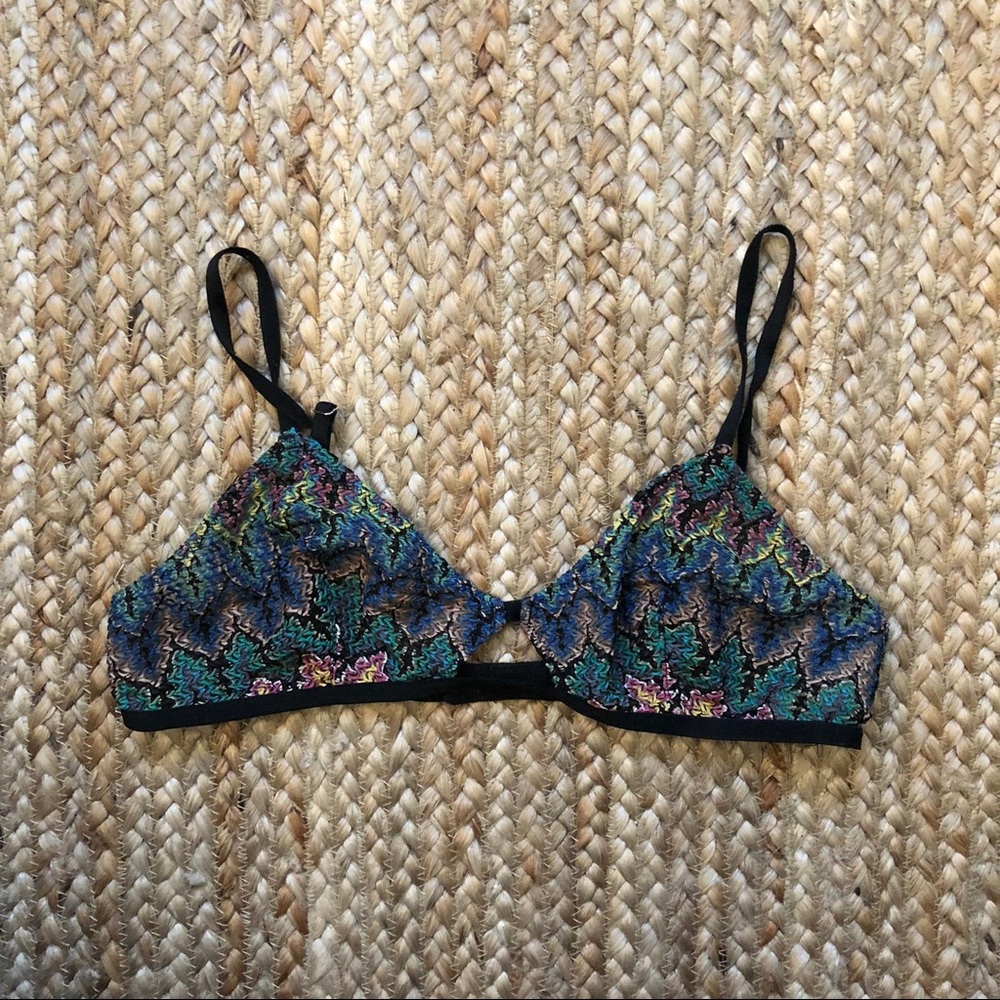 TopShop Knit Bralette with Keyhole